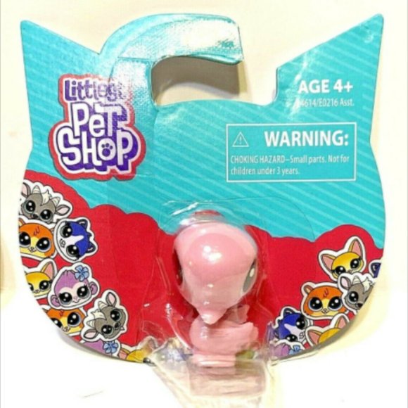 Littlest Pet Shop Lot of 2 Cat & Light Purple Duck LPS Mini-Scale Hasbro New NIP - Picture 6 of 10